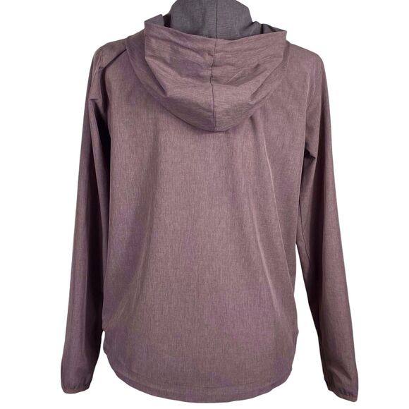 VUORI Women's Outdoor Trainer Shell Jacket Size XS Hooded Full Zip Brown # VW501 - Picture 14 of 16